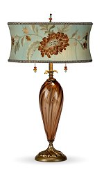 Monica - Brown Tea<br> Kinzig Design Table Lamp